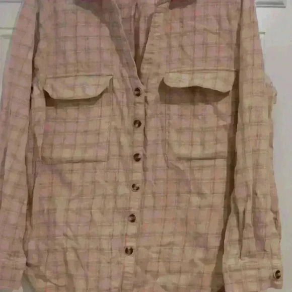 Pink Roberta Roller Rabbit Plaid top size Large - Picture 5 of 13